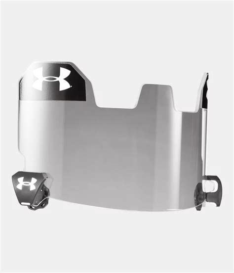 football helmet with black visor|under armour clear football visor.